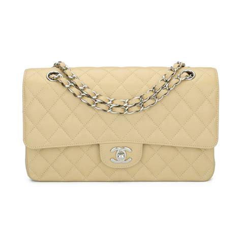 chanel classic double flap beige|authentic Chanel classic flap bag.